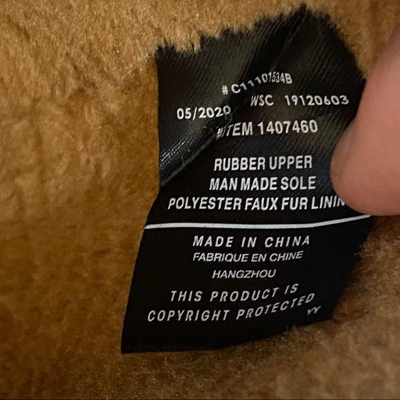 Chooka Delridge Mid Calf Plush Lined Rain Boot Size 8 - Picture 8 of 9